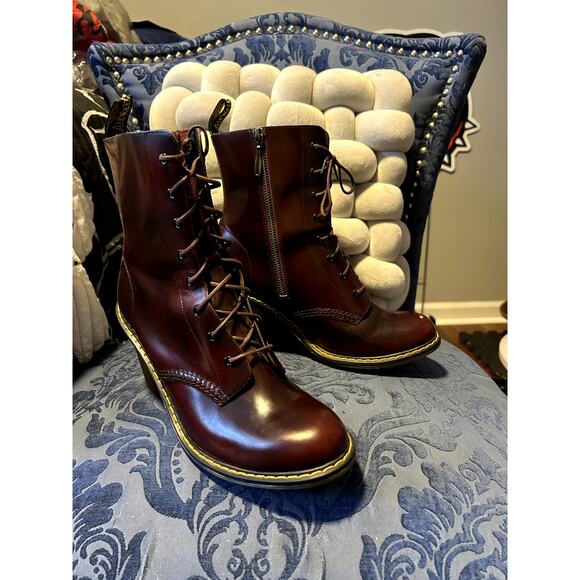 Dr. Martens Shoes - Dr Martens Cherry Red Sadie Heels size 10/EU 42